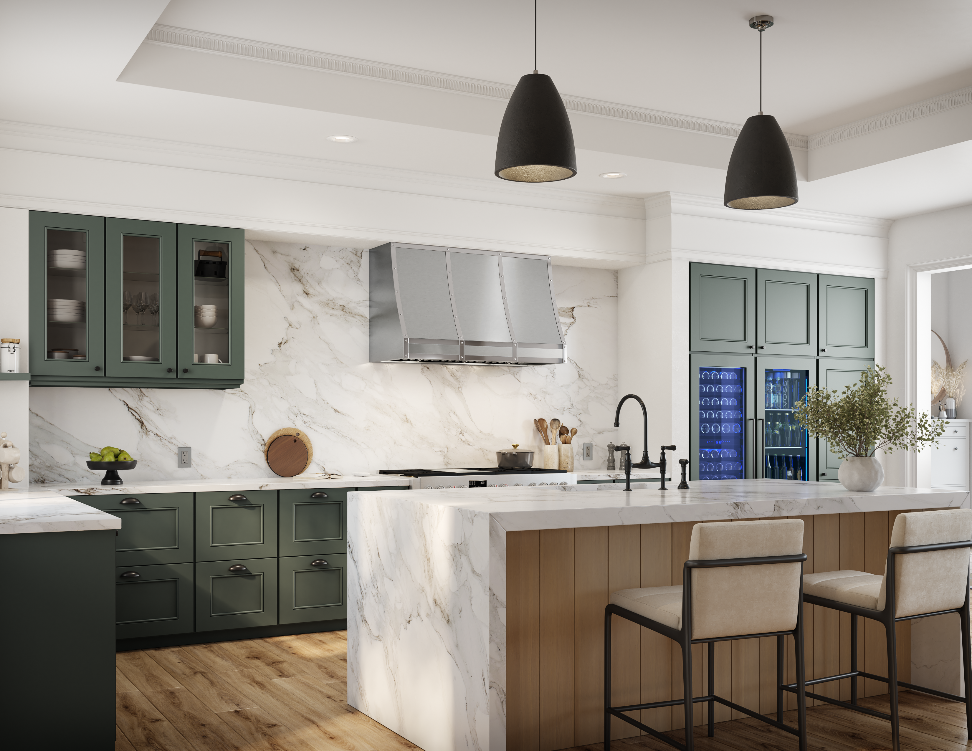 From After School to Holiday Entertaining: The  Zephyr Forte Wall Custom Hood is the Solution for Your Kitchen